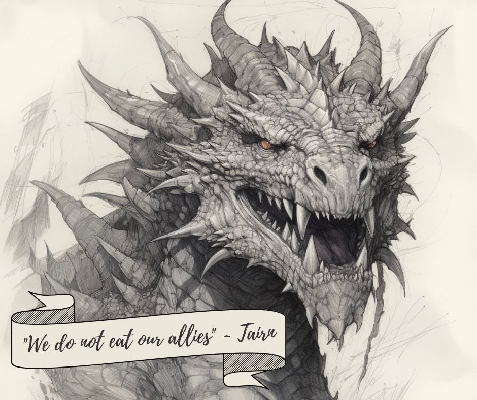 We do not eat our allies Tairn dragon quote
