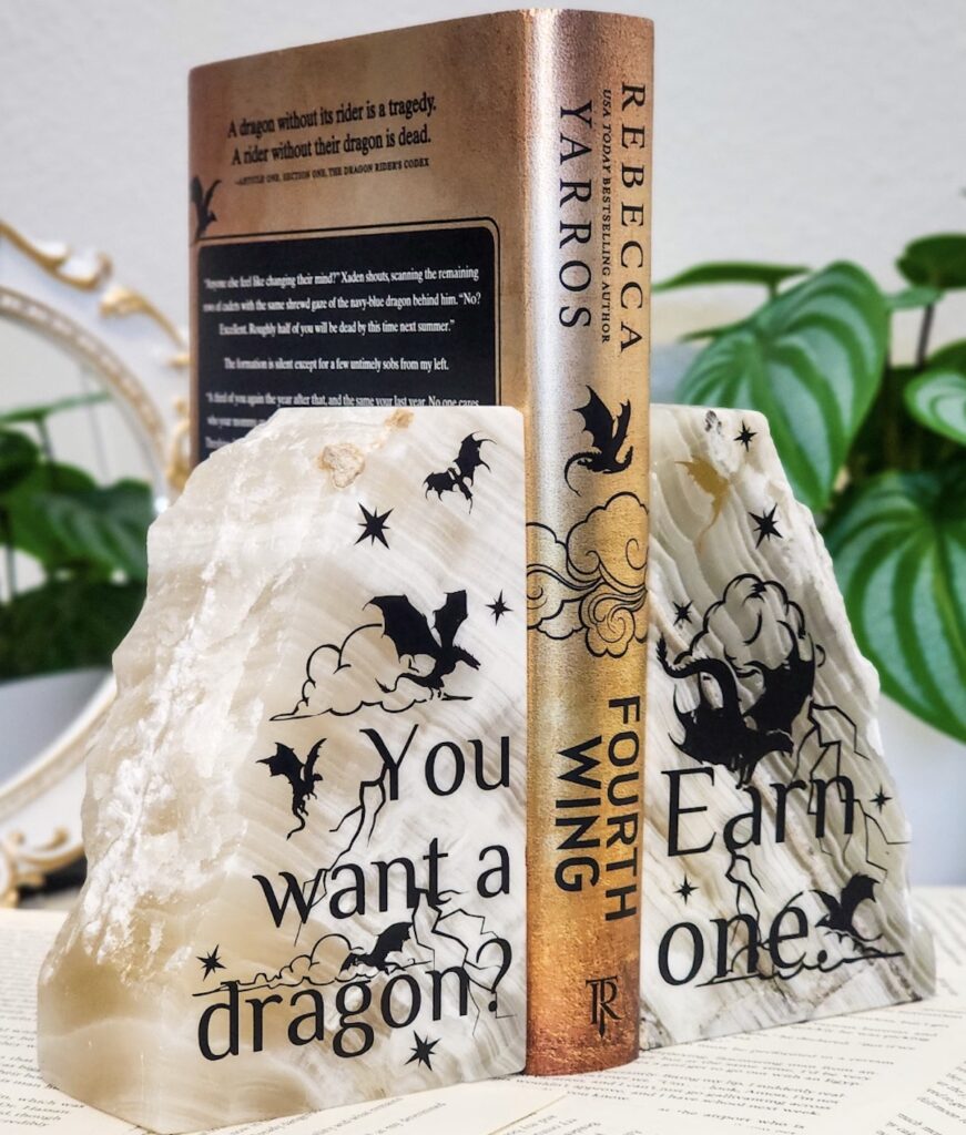 crystal book ends with fourth wing dragon quote