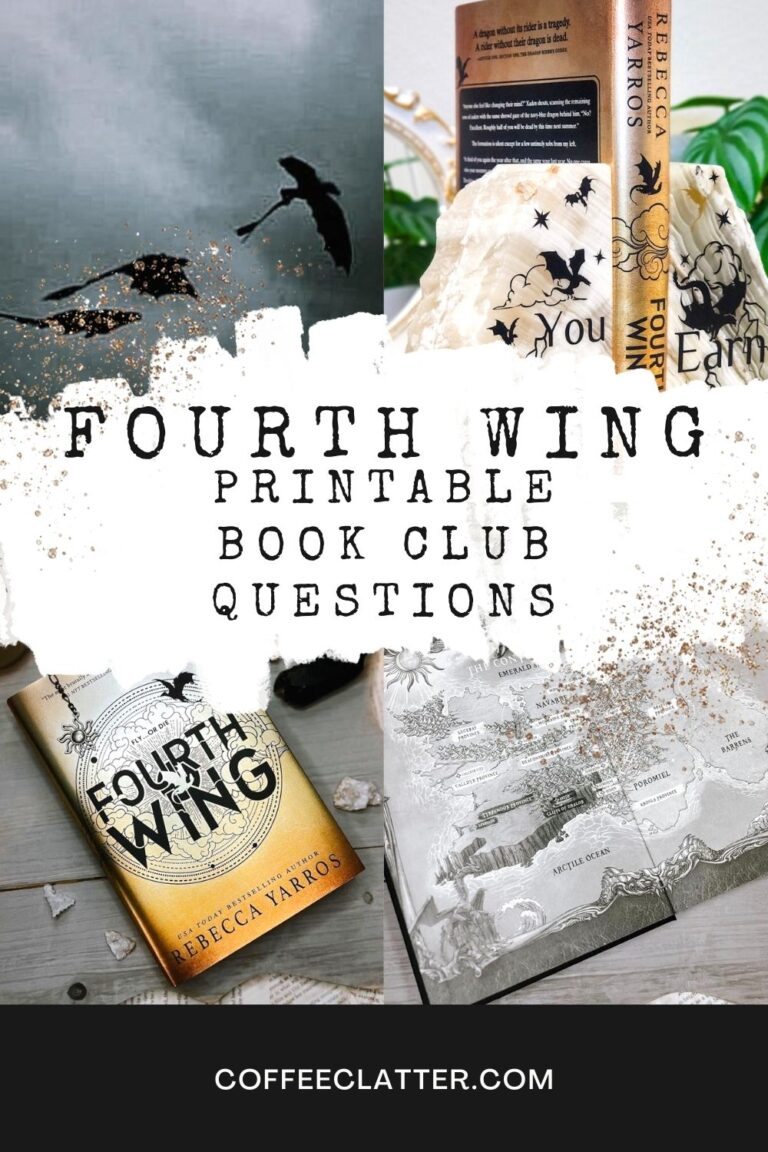 Fourth Wing Summary with Free Printable Book Club Questions
