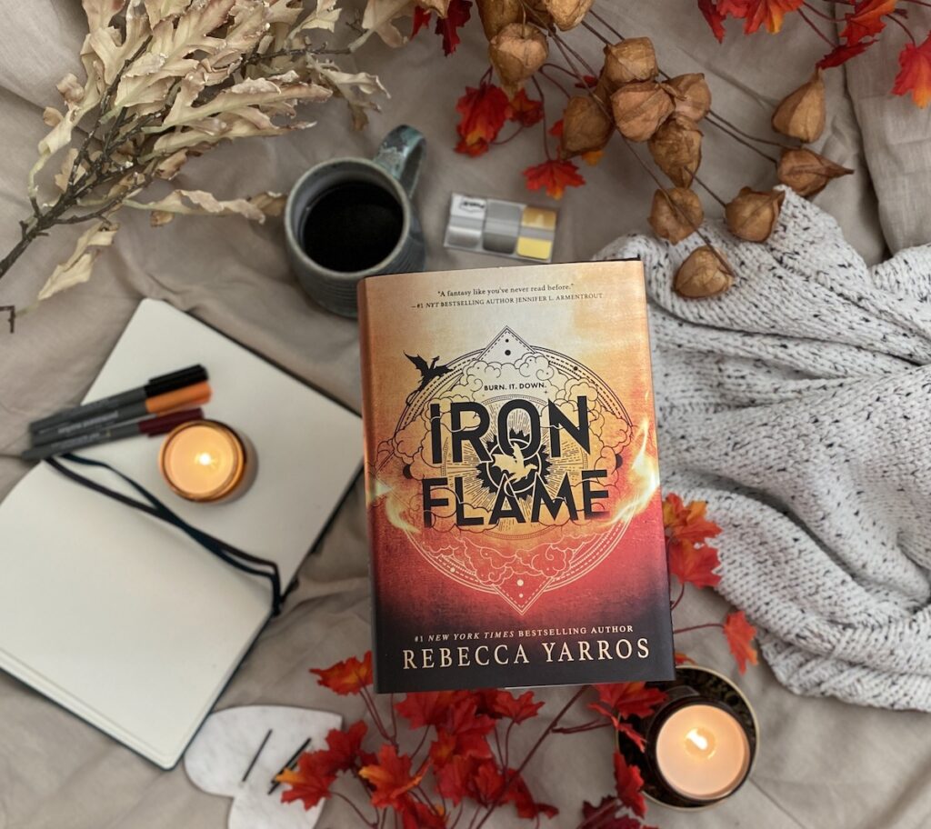 iron-flame-book-lay-bookish-bookstagram