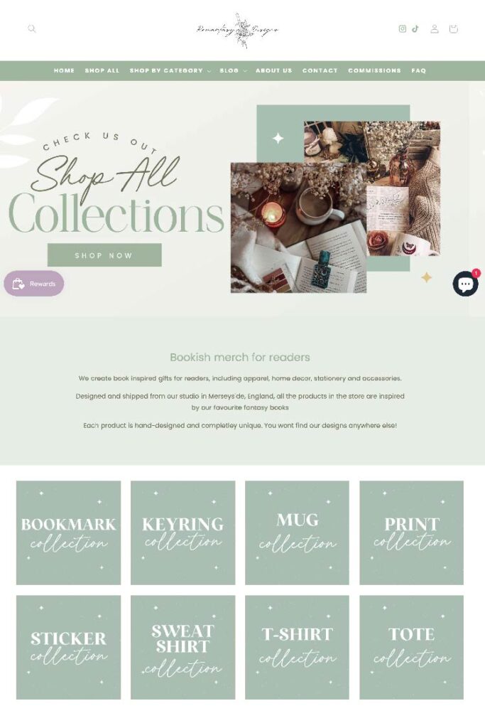 bookish-shops-stores_romantasy-designs-mugs-keyrings-bookmarks