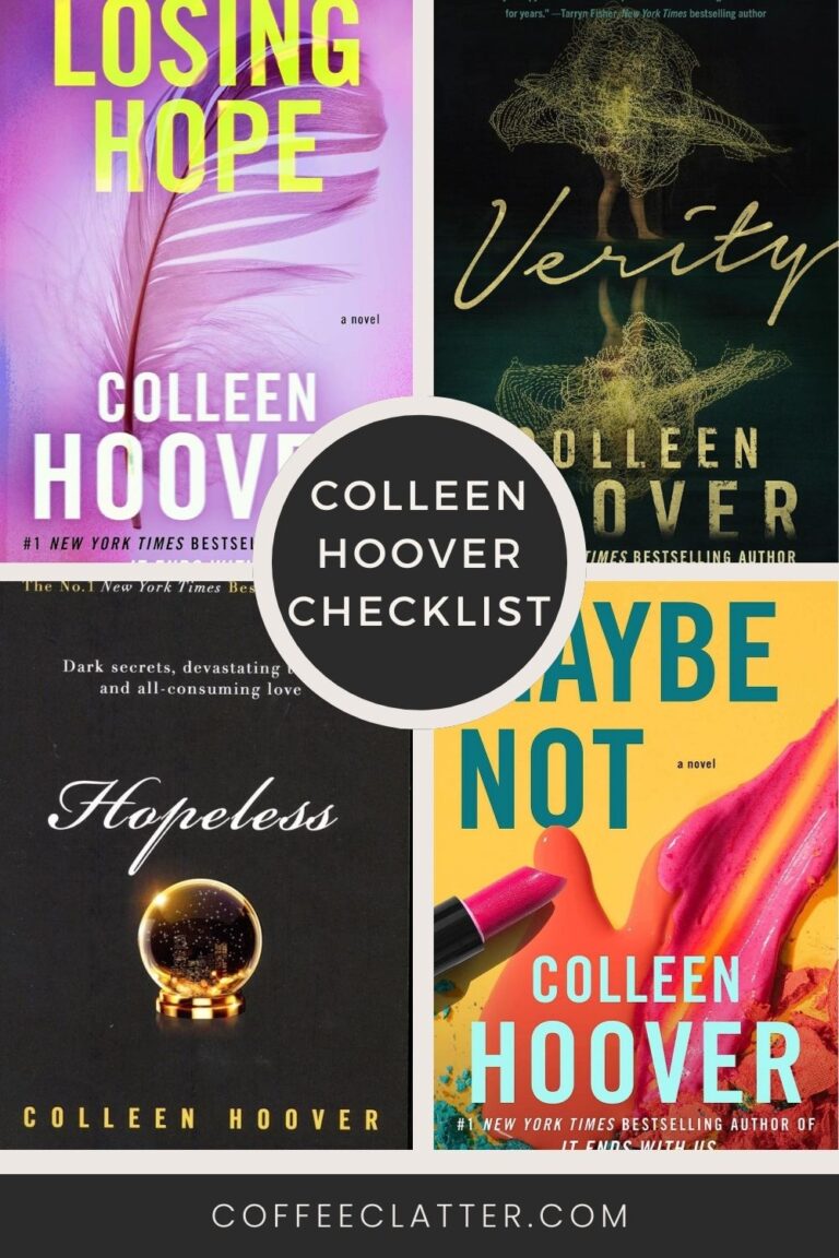 A Free Checklist and Colleen Hoover Books in Order