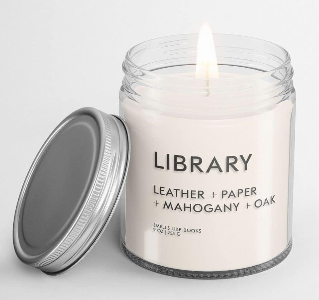library-candle
