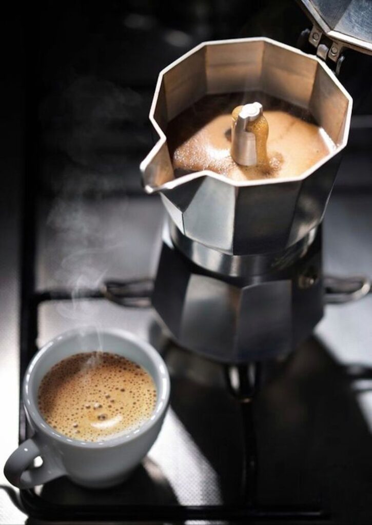 moka pot espresso coffee