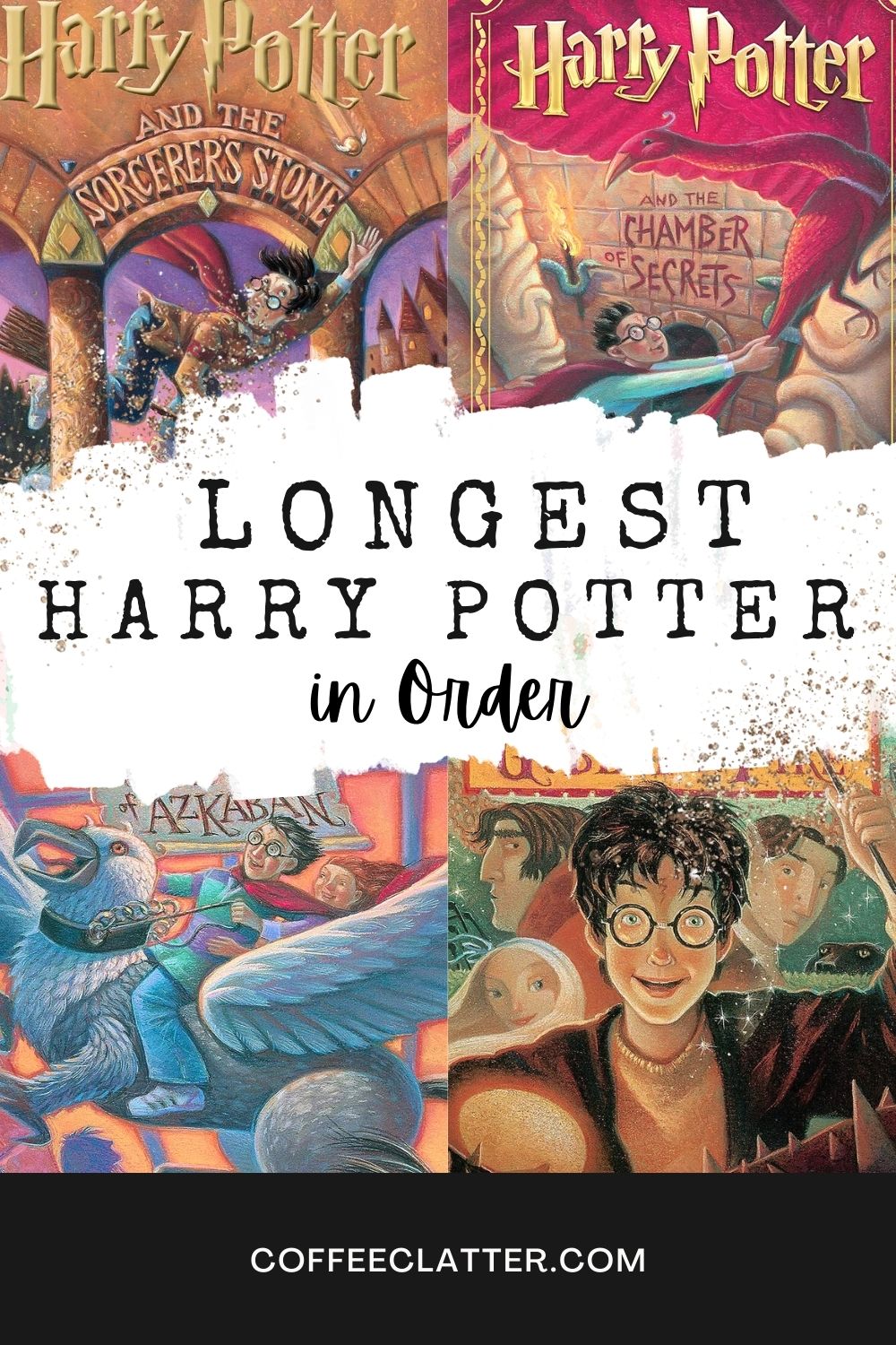Longest Harry Potter Books in Order