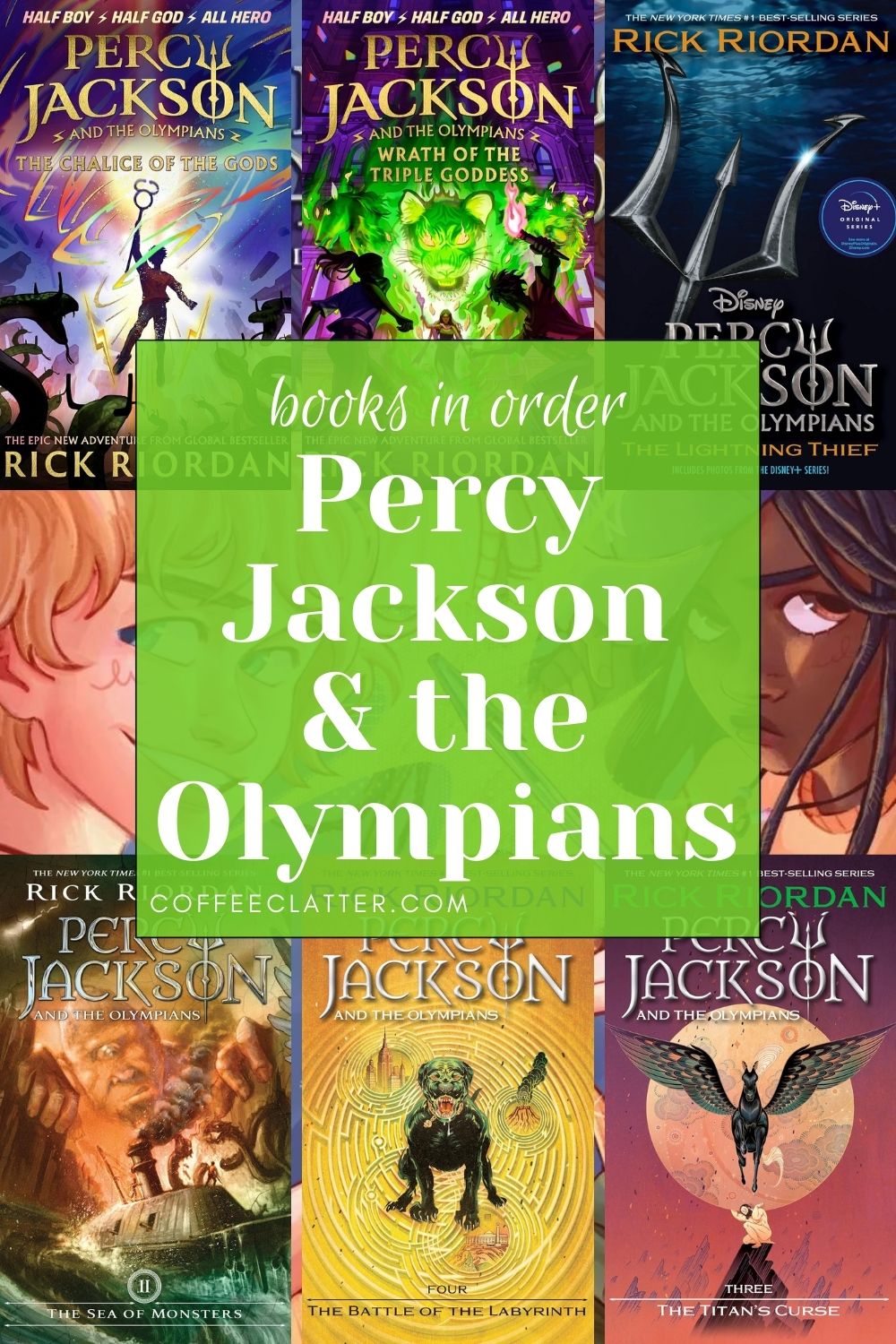 percy jackson olympians books in order