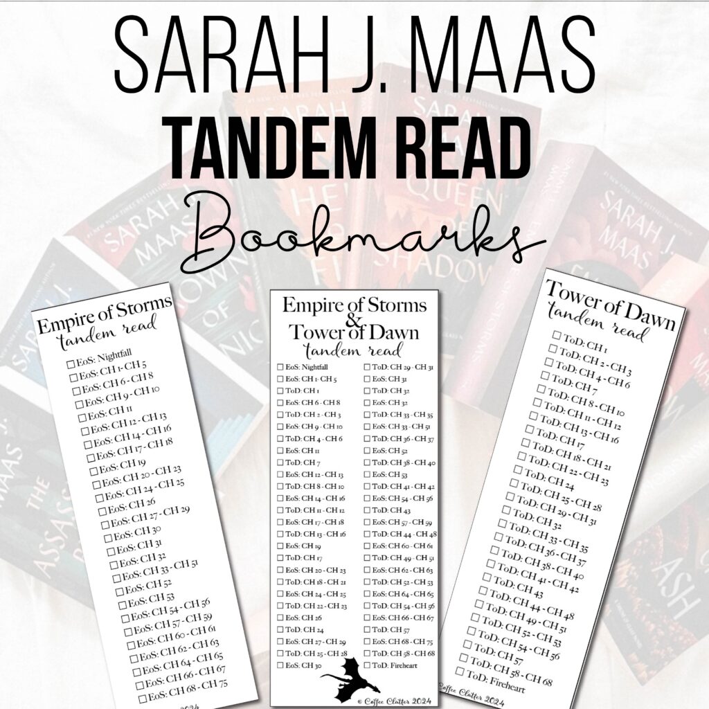 throne of glass tandem bookmarks main