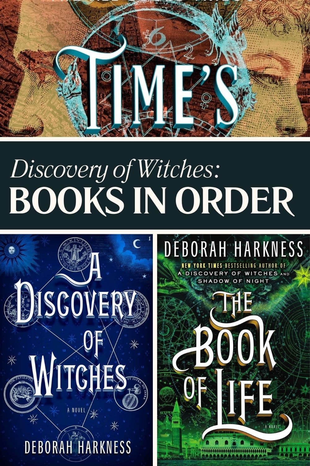 a discovery of witches trilogy in order deborah harkness 2